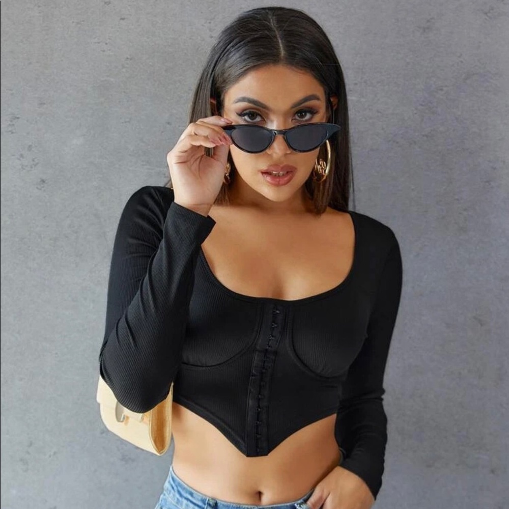 Black Crop Top